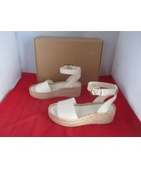 Vince Elisa Ankle Strap Espadrille Platform Wedge Sandal US Size 9 - Mil... - $176.01 CAD