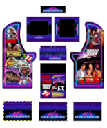 ARCADE1UP, ARCADE 1UP 80&#39;s Theme movies &amp; Tv graphics vinyl art-Digital ... - $507.37 MXN