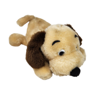 12&quot; Vintage 1973 Dakin Drooper Tan Light Brown Puppy Dog Stuffed Animal Plush - £59.01 GBP