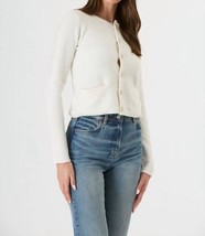 Blu Pepper round neck gold button knit cardigan size L - $459.47 MXN