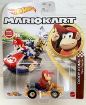 NEW Mattel GRN15 Hot Wheels Mario Kart 1:64 Donkey DIDDY KONG Pipe Frame Diecast - £9.54 GBP