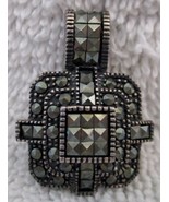 Judith Jack Sterling Silver Marcasite Square Shaped Pendant from Saks 5t... - $118.80