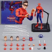 Marvel Spiderman: Into the Spider-Verse Action Figure Collectible Peter B.Parker - £22.92 GBP