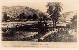 Sutter&#39;s Mill Ca In 1851-WHERE Gold Was DISCOVERED~1910-20s Real Photo Postcard - £5.55 GBP