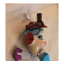 Katherine's Collection Kissing Fish Shopping Queen Glitter Christmas Orn... - $21.04