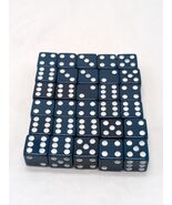 Set Of (30) Dark Blue With White Pips 12/14MM Dice - €14,87 EUR