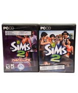 PC Game CD Rom The Sims 2 And The Sim 2 Nightlife Expansion Pack - £15.60 GBP