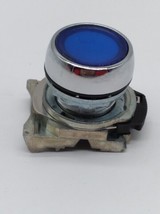 Allen-Bradley 800FM-LF6 Blue Extended Pushbutton Illuminated - $28.60