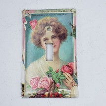 Vintage Hires Root Beer Light Switch Plate Cover Put Roses In Your Cheeks - £19.57 GBP