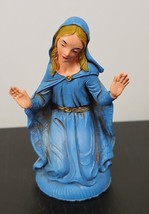 Vintage Made in Italy Figure Mary 3.75 Inch Nativity Scene Replacement - £19.77 GBP