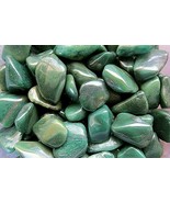 Six Buddstone Verdite Tumbled Stones 20-25mm Healing Crystals Kundalini ... - $9.25