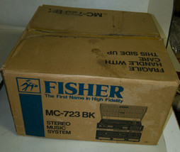 VTG Fisher MC-723BK Stereo Music System Box Only Record Cassette - $37.99