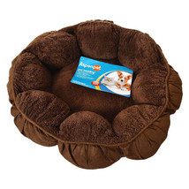Aspen Pet Puffy Round Cat Bed with Raised Bolstered Sides - $41.95