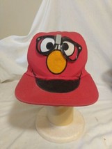 Elmo Face Sesame Street Embroidered Red Baseball Cap Hat  Snapback - £16.03 GBP