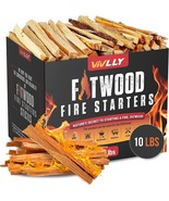 Vivlly 10lb Fatwood Fire Starter Pack – Starter Wood for Fireplace – Sma... - $68.43 CAD