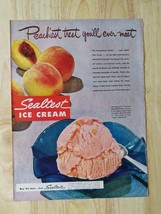 Vintage 1950 Sealtest Ice Cream Full Page Original Color Ad  921 - £5.30 GBP