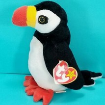 Ty Beanie Baby Puffer The Puffin Extinct Bird 1997 Retired Plush Toy - £6.95 GBP