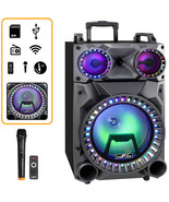 beFree 12” Portable Bluetooth PA DJ Party Speaker w Warranty Lights MIC ... - £89.13 GBP
