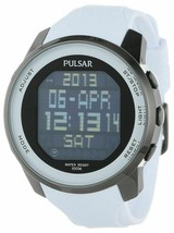 Pulsar PQ2015 Classic World Time Chrono Alarm Day &amp; Date Men&#39;s Watch Msrp $185 - £43.96 GBP