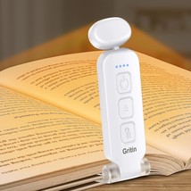 Gritin Rechargeable Book Light for Reading in Bed 4.13&quot;D x 1.81&quot;W x 0.43&quot;H - $16.63