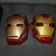Pair of Marvel Iron Man masks, kids dress up, costume Halloween, cosplay - £15.80 GBP