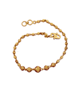 22cts hallmark yellow gold 17.5cm premier designs bracelet jewelry - €847,28 EUR