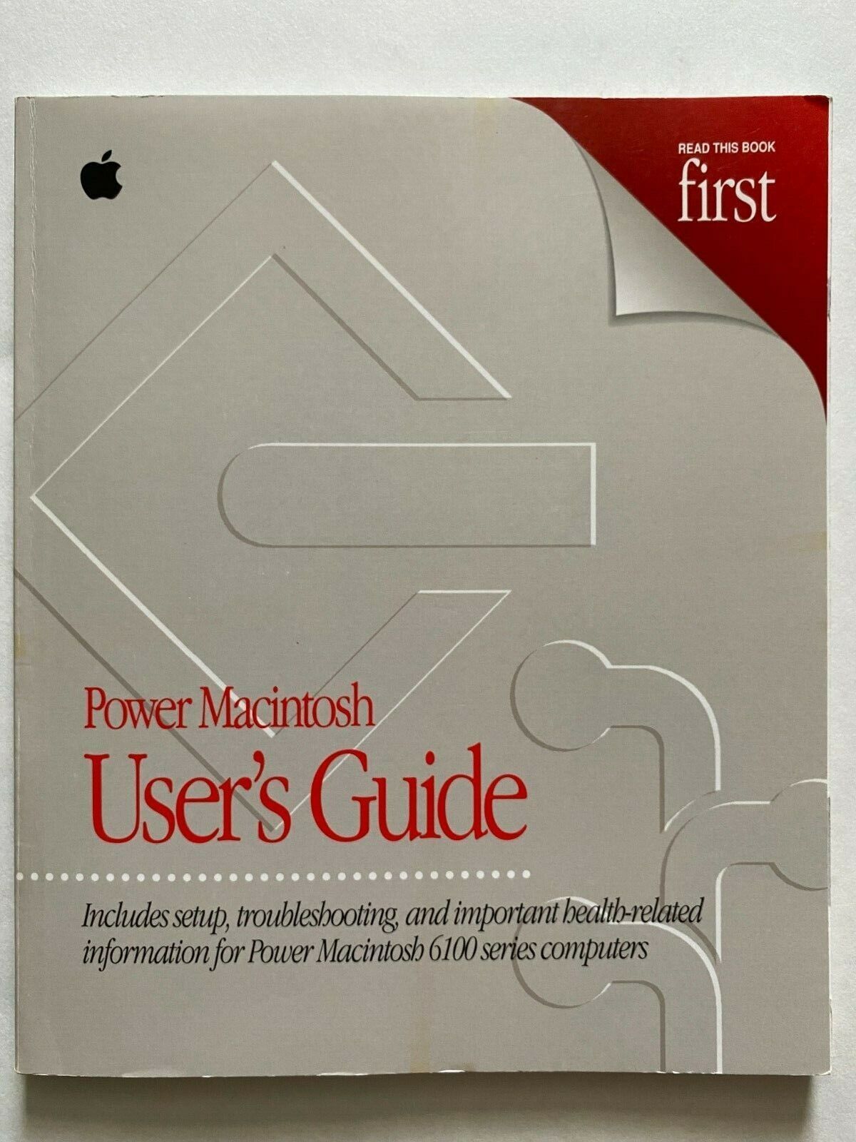 Vtg Mac 1994 Apple Power Macintosh 6100 Series Computer Users Manual Gui... - $29.69