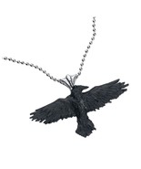 England Gothic Black Raven Pendant - £74.99 GBP