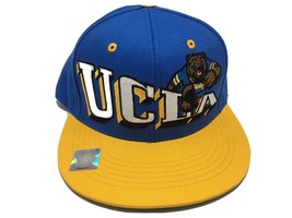 UCLA Bruins Snapback Cap Hat Unisex Spell-Out Top Of The World Bear Boom Box - £40.91 GBP