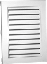 Gable Vent 18x24in White Rect,No 626080-00,  Canplas Inc - £42.34 GBP