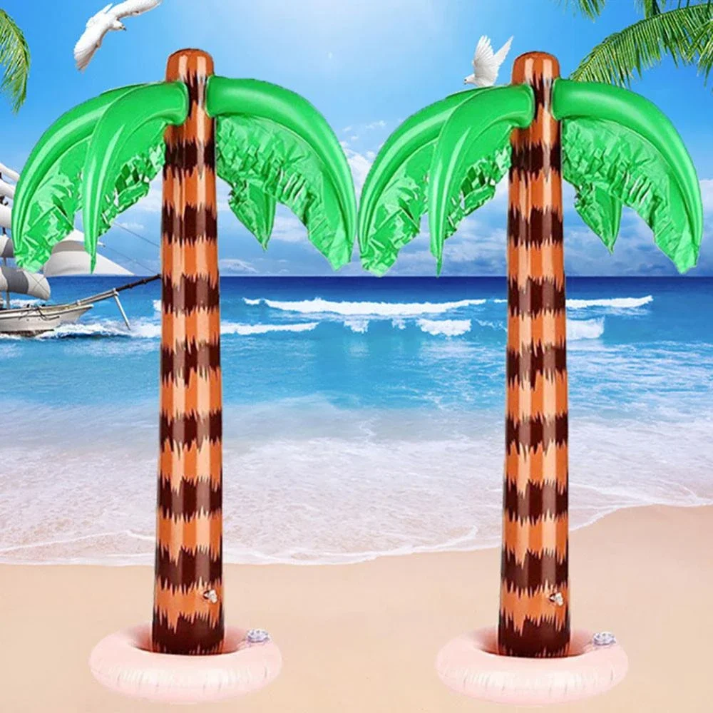 90cm Inflatable Palm Tree Children Toys Summer Swimming Pool Beach Coconut Tree - £12.38 GBP+