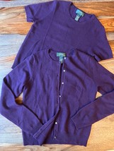 Lauren Ralph Lauren 100% Cashmere Women Size S Cardigan Sweater Top Set ... - $74.79