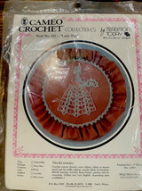 VINTAGE CAMEO CROCHET KIT STYLE NO 512 LADY FAN NEW UNOPENED - £22.41 GBP