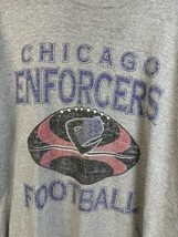 Vintage XFL T Shirt Chicago Enforcers WWE WWF Football Team Logo XL Y2K - $29.99