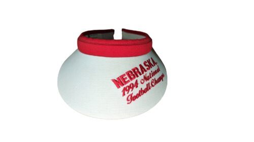 Primary image for Vintage classic sportswear 1994 Nebraska National Football Champions logo visor