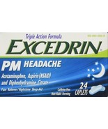 2 boxes Excedrin PM Headache Caplets*07/2025*, 24 Count - $195.70 MXN