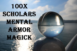 100X 7 SCHOLARS MENTAL ARMOR PROTECT PRIVATE THOUGHTS WORK MAGICK RING PENDANT image 2