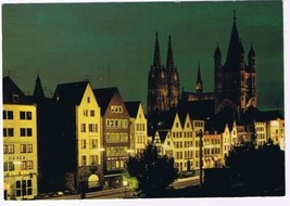 Germany Postcard Cologne Cathedral Rheinufer &amp; Great St Martins - £1.70 GBP