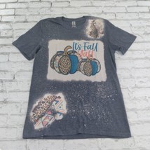 Gildan T Shirt Womens Small Blue Bleached Tee Its Fall Yall Short Sleeve... - $19.99