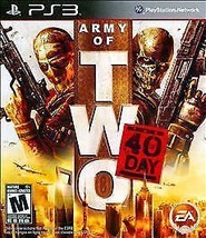 Army of Two: The 40th Day (Sony PlayStation 3, 2010) PS3 Tested &amp; Working!!! - £8.72 GBP