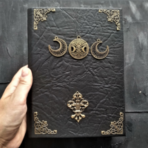Gothic junk journal handmade Witch grimoire Witchy junk book for sale complete - £131.41 GBP