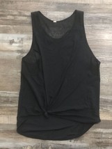 Lululemon All Tied Up Tank Womens Size 12 Black - $23.17