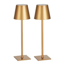 Cordless Table Lamp 2-Pack 5200mAh Built-in Rechargeable Battery Desk Lamp Gold - $1,395.54 MXN