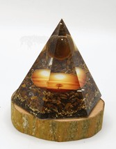 Tiger&#39;s Eye Orgone Pyramid - An Altar of Courage and Grounding Energy - £27.97 GBP