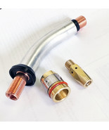 MIG Welding Gun Tube Swan-Neck Conductor w/ Diffuser For Miller M25 Mill... - $33.32 CAD