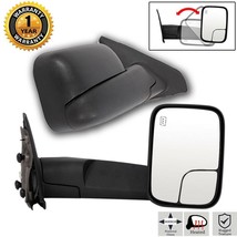 Pair for 02-08 2009 Dodge Ram 1500 2500 3500 Power Heated Towing Mirrors Flip up - £114.01 GBP