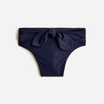 New J Crew Women Navy Tie High Rise Swim Bikini Bottom Sz XXS - £13.13 GBP