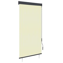 vidaXL Polyester Cream Outdoor Roller Blind PA Coated 60in x 96in - $2,208.95 MXN
