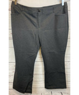 6th &amp; Lane Lane Bryant Gray Pants Slacks Size 28P Zip Up Pockets Belt Loops - $439.89 MXN
