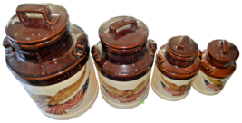 Set of 4 “Spirit of 76” Eagle Canisters, heavy - £39.53 GBP